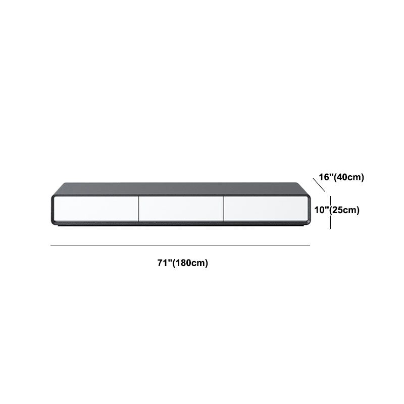 Contemporary TV Media Stand Engineered Wood Stand Console with Drawers Clearhalo 'furn' 'furn_tv_stands_entertainment_centers' 'Furniture' 'Living Room Furniture' 'TV Stands & Entertainment Centers' 'TV Stands & Media Storage Furniture' 'tv_stands_entertainment_centers' 1200x1200_f0f33674-e3fe-4ef1-be2b-ac7c800dc7f9