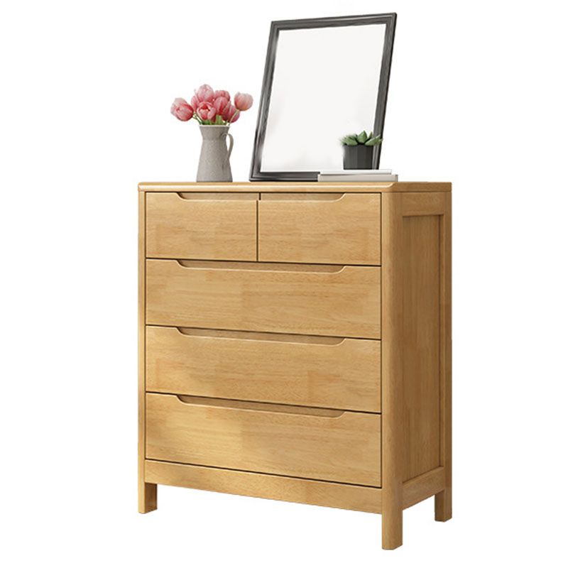 16" W Rubber Wood Storage Chest Modern Dresser with Drawers for Bedroom Clearhalo 'Bedroom Furniture' 'Dressers & Chests' 'dressers_chests' 'furn' 'furn_dressers_chests' 'Furniture' 1200x1200_f0f3e8c1-57c1-419e-b925-b84a6015d9db