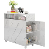 Eigentijdse rechthoekige eindtafel houten bijzettafel met opslag