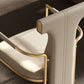 Polsterer Armstuhl Glamstil Metall Esszimmer für Esszimmer