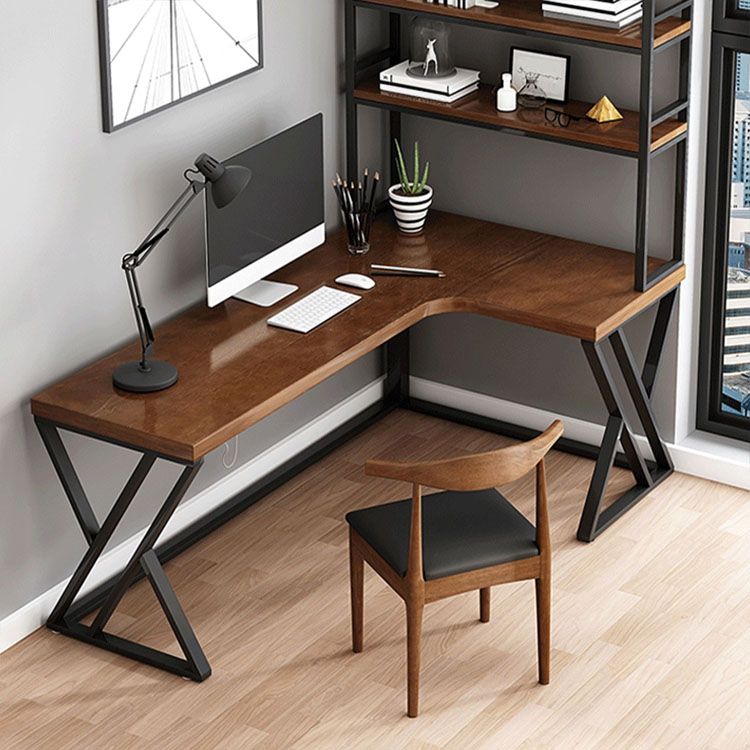 Solid Wood L-Shaped Work Table Fixed Home Office Modern Writing Desk Clearhalo 'furn' 'furn_office_desk' 'Furniture' 'furniture_office_desk' 'Office Desks' 'Office Furniture' 'office_desk' 1200x1200_f0fd0a48-a27b-400c-9fbd-5ec2002b3b14