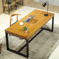 Modern Style Office Desk Solid Wood Trestle Home Writing Desk Clearhalo 'furn' 'furn_office_desk' 'Furniture' 'furniture_office_desk' 'Office Desks' 'Office Furniture' 'office_desk' 1200x1200_f0fdb48e-ed4b-47d8-8a90-3a51ad90a9b9