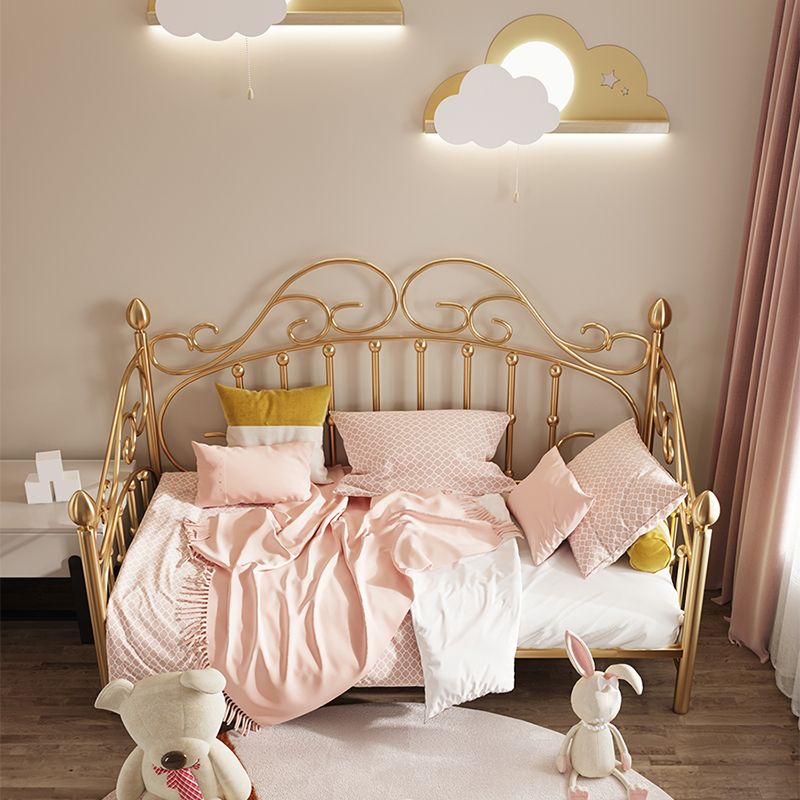 Cadre de lit métallique glamour 45 "de haut lit ouvert avec tête de lit