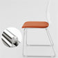 White Frame Conference Chair Contemporary Armless Chair mit Polster
