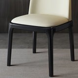 Wood Industrial Style Side Chair Armless Home Dining Side Chair