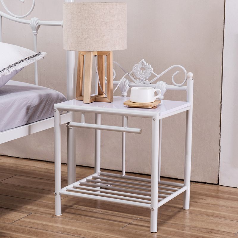 Moderno moderno shelf shelf mobile per letto in legno per camera da letto