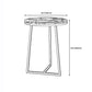 Round Marble Top End Table Metal Frame Sofa Side End Table for Living Room Clearhalo 'Coffee & Accent Tables' 'End & Side Tables' 'end_side_tables' 'furn' 'furn_end_side_tables' 'Furniture' 'Living Room Furniture' 1200x1200_f1023c93-6b62-46fd-a39b-79e1cb741aec