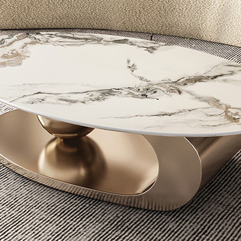 16.1" H Irregular Metal Base Round Slate Coffee Table For Living Room Clearhalo 'Coffee & Accent Tables' 'Coffee Tables' 'coffee_tables' 'furn' 'furn_coffee_tables' 'Furniture' 'furniture_coffee_tables' 'Living Room Furniture' 1200x1200_f102a609-a516-4b78-8b51-33df96f6c161