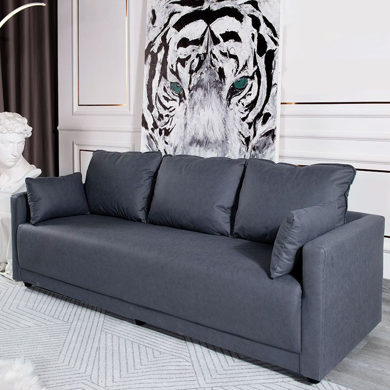 Standard Square Arm Sofa 25.59" D x 27.55" H Sofa for Living Room Clearhalo 'furn' 'furn_sofas' 'Furniture' 'furniture_sofas' 'Living Room Furniture' 'Sofa' 'sofas' 1200x1200_f1039d09-562e-4a34-b870-0a5d048d20ff