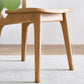 Traditional Dining Chair Solid Wood Open Back Side Chair for Home