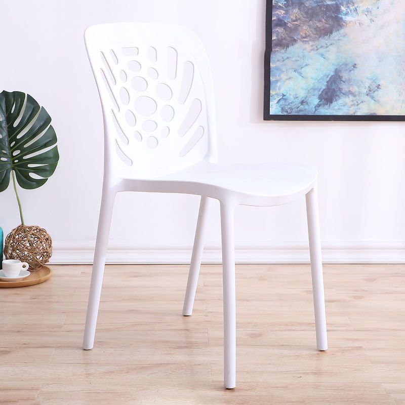 Modern Style Side Chair Plastic Stackable Dining Chair for Dining Room Clearhalo 'Dining Chairs' 'Dining Tables & Seating' 'dining_chair' 'furn' 'furn_dining_chair' 'Furniture' 'Kitchen & Dining Furniture' 1200x1200_f1063276-7a04-46aa-9de3-fa1a7cc00ecb
