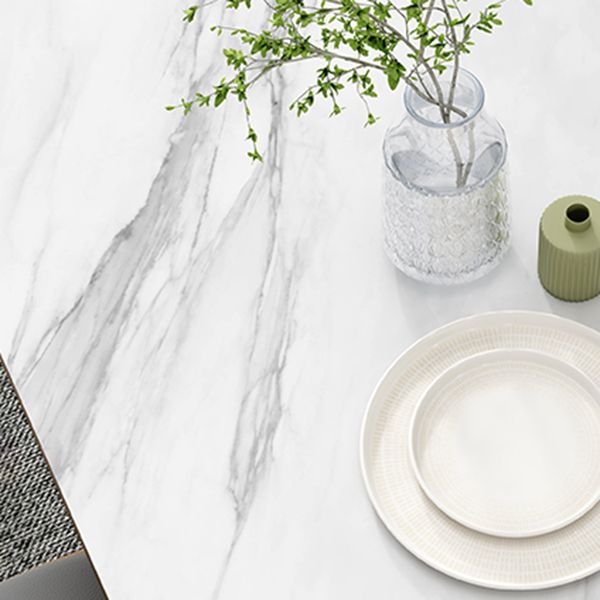 Collezione sala da pranzo in stile Midcentury Collezione Stone 4 gambe Tavolo da pranzo