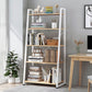 11.8 "Échelle de large étagère de livre contemporain Home Metal Libshelf