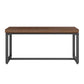 Contemporary 1/3 Pieces Furniture Rectangle Solid Wood Dining Table Set in Brown