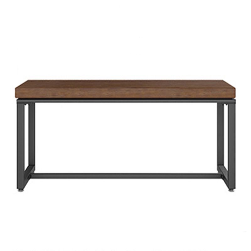 Contemporary 1/3 Pieces Furniture Rectangle Solid Wood Dining Table Set in Brown