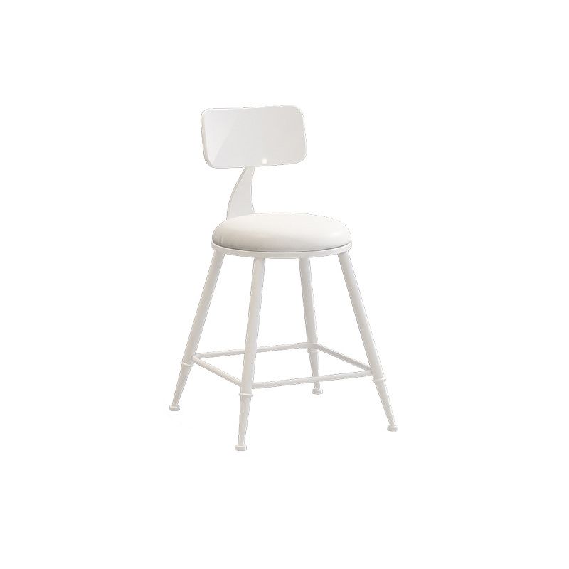 Industrial Iron Bar Stool Bar Height Armless Stool with Cushion Clearhalo 'Bar Furniture' 'Bar Stools' 'bar_stools' 'furn' 'furn_bar_stools' 'Furniture' 'Kitchen & Dining Furniture' 1200x1200_f10a6ceb-934c-4312-88f8-fbbe856c9cc6