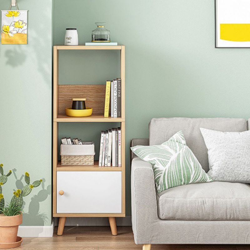 Engineered Wood Standard Bookshelf Matte Finish Shelf Bookcase with Doors Clearhalo 'Bookcases' 'furn' 'furn_bookcases' 'Furniture' 'Office Furniture' 1200x1200_f10a8a00-c504-4d0a-aead-a86a1d461aef