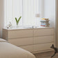 Bedroom Storage Chest Dresser Modern Style White Storage Chest with Drawers