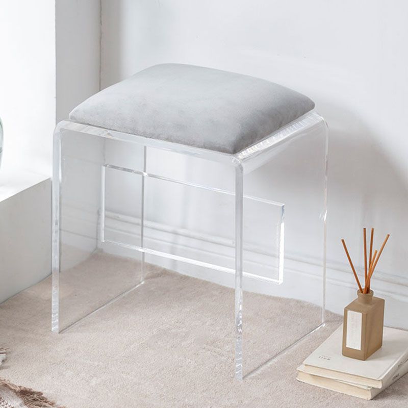 Modern Makeup Dressing Table Stool Set with 1/2 Storage Drawers Clearhalo 'Bedroom Furniture' 'furn' 'furn_makeup_vanities' 'Furniture' 'Makeup Vanities' 'makeup_vanities' 1200x1200_f10ad4f4-5f25-407a-8a6f-785bf54e685d