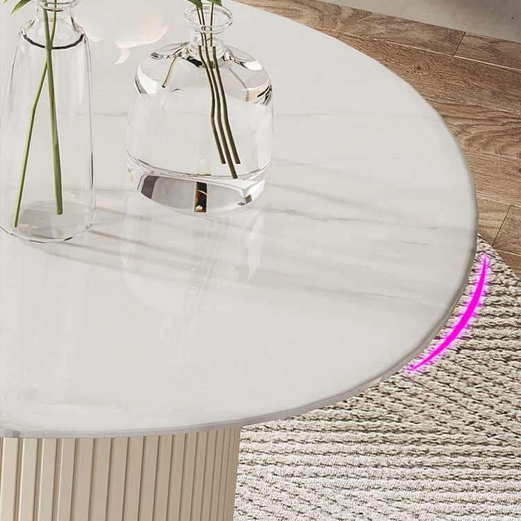 Modern & Contemporary White Desk Sintered Stone Bedroom with 3-Drawer Writing Desk Clearhalo 'furn' 'furn_office_desk' 'Furniture' 'furniture_office_desk' 'Office Desks' 'Office Furniture' 'office_desk' 1200x1200_f10e492d-f9ec-42be-8329-abc108b7e3f0