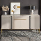 Contemporary Buffet Sideboard Stone Sideboard with Cabinets and Drawers Clearhalo 'buffet_sideboard' 'Buffets & Sideboards' 'furn' 'furn_buffet_sideboard' 'Furniture' 'Kitchen & Dining Furniture' 1200x1200_f10e80f3-fd82-4588-b955-a38d65080732