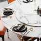 Round Pedestal Dining Site Table Traditional Luxury Marble Table for Home Clearhalo ' dining_table' 'Dining Tables & Seating' 'Dining Tables' 'furn' 'furn_dining_table' 'Furniture' 'furniture_dining_table' 'Kitchen & Dining Furniture' 'kitchen&dining_furn' 'kitchen' 'kitchen_dining_table' 1200x1200_f115b77e-b98f-4364-af5d-f2edcd86476e