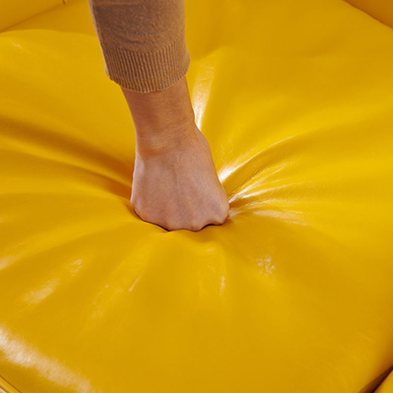 Mid-Century Modern Basic Four Leg Arm Chair Leather Accent Armchair for Living Room Clearhalo 'Accent Chairs' 'accent_chairs' 'Chairs & Seating' 'furn' 'furn_accent_chairs' 'Furniture' 'Living Room Furniture' 1200x1200_f115e433-1e7b-4cc4-9d3f-fee628197a08