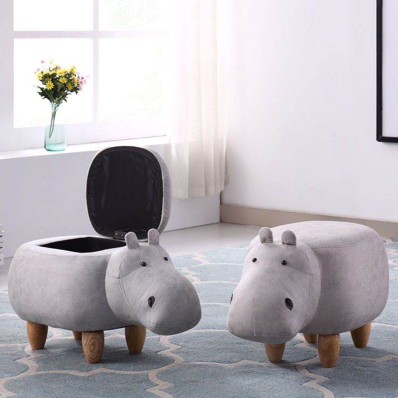 Leather Standard Stool Modern Style Simple Household Hippo Footstool Clearhalo 'furn' 'furn_ottomans_poufs' 'Furniture' 'Living Room Furniture' 'Ottomans & Poufs' 'ottomans_poufs' 1200x1200_f11660f9-2270-4fc2-b1a9-2fb5945d6627