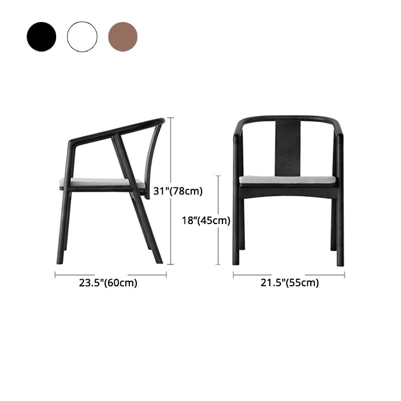 Traditional Style Chairs Dining Arm Chairs with Wooden Legs for Kitchen Clearhalo 'Dining Chairs' 'Dining Tables & Seating' 'dining_chair' 'furn' 'furn_dining_chair' 'Furniture' 'Kitchen & Dining Furniture' 1200x1200_f117a0fc-bbf6-43d3-aa63-182af8e3ac29