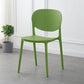 Glam Style Plastic Side Chair Matte Finish Open Back Dining Chair for Dinning Room Clearhalo ' kitchen&dining_furn' 'Dining Chairs' 'Dining Tables & Seating' 'dining_chair' 'furn' 'furn_dining_chair' 'Furniture' 'furniture_dining_chair' 'Kitchen & Dining Furniture' 'kitchen' 1200x1200_f117fe36-269f-4f67-a74e-401280f76a78