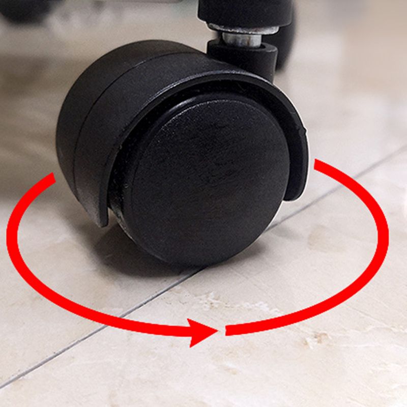 Contemporary Style Bookshelf Home Office Bookcase with Casters Clearhalo 'Bookcases' 'furn' 'furn_bookcases' 'Furniture' 'furniture_bookcases' 'kitchen' 'kitchen_bookcases' 'Living Room Furniture' 'Office Furniture' 1200x1200_f1198cdd-8905-4e52-8d7c-87ddd05e8e09