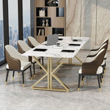 Sintered Stone Home Writing Table Industrial Office Meeting Table