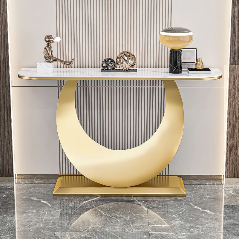 Tavolo accento in pietra glam tavolo da divano di divani resistenti a graffi per la sala