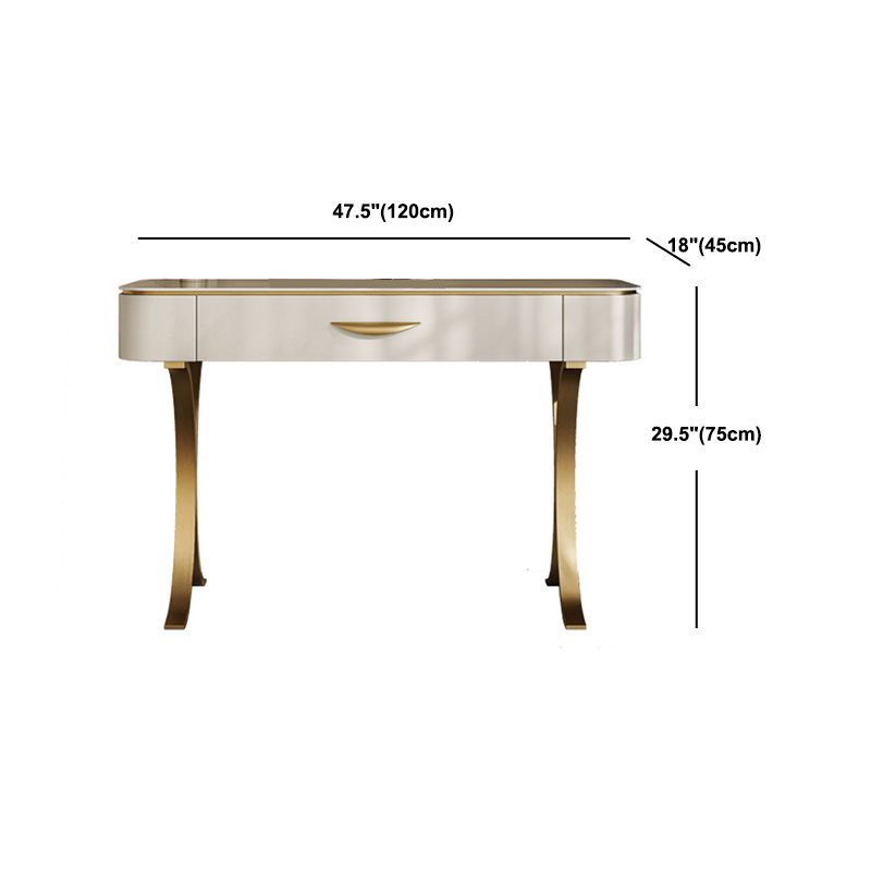 Table de maquillage de vanité en ardoise