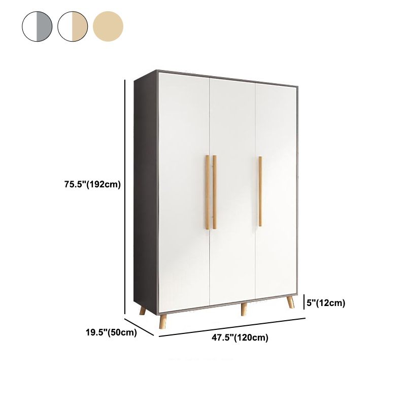 Engineered Wood Garderobe Armoire Modern Style garderobe voor slaapkamer