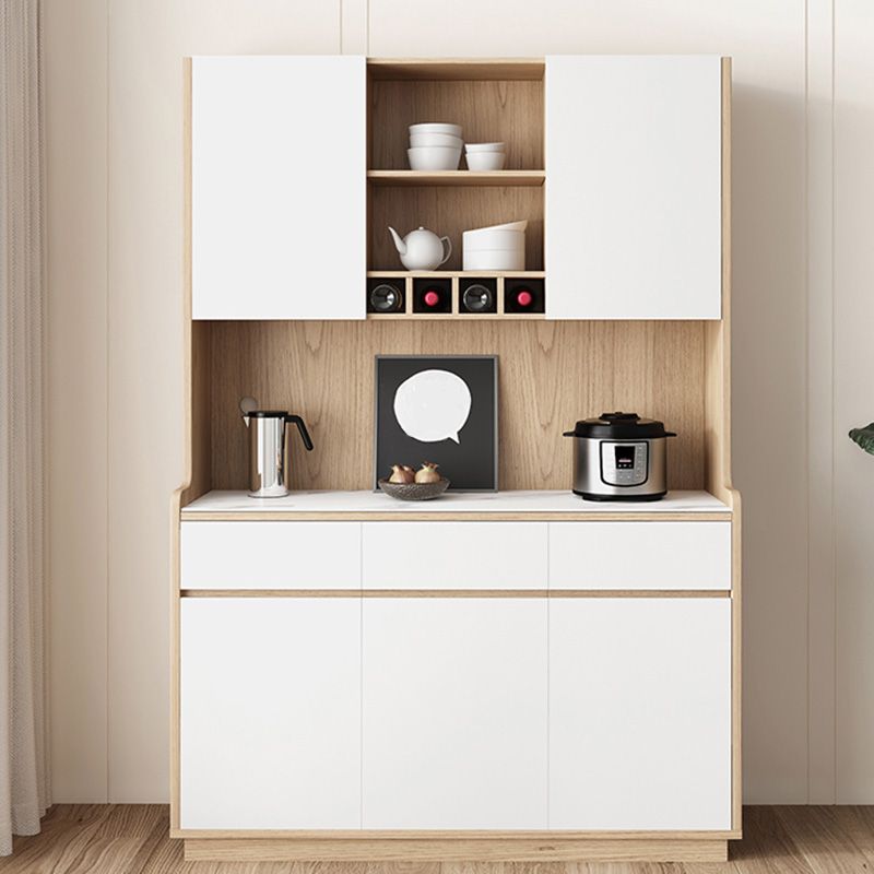 Stellatura in legno ingegnerizzato in ingegneri di credenza in stile moderno per cucina