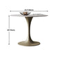Round Tulip Base Dinette Table Traditional Luxury Dining Room Table for Home Clearhalo ' dining_table' 'Dining Tables & Seating' 'Dining Tables' 'furn' 'furn_dining_table' 'Furniture' 'furniture_dining_table' 'Kitchen & Dining Furniture' 'kitchen&dining_furn' 'kitchen' 'kitchen_dining_table' 1200x1200_f123f2e8-8004-402a-93f2-98771a486761
