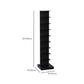 Contemporary Metal Bookshelf Black Geometric Shelf Bookcase for Study Room Clearhalo 'Bookcases' 'furn' 'furn_bookcases' 'Furniture' 'Office Furniture' 1200x1200_f123f645-a92c-46b5-bfda-008002c66401
