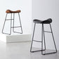 Leather Counter Stool Modern Backless Footrest Saddle Seat Bar Stool for Bar Clearhalo 'Bar Furniture' 'Bar Stools' 'bar_stools' 'furn' 'furn_bar_stools' 'furniture_bar_stools' 'Kitchen & Dining Furniture' 'kitchen&dining_furn' 'kitchen' 'kitchen_furn' Furniture' 1200x1200_f123f911-105c-400b-a68c-2f4fe592f0eb