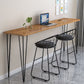 Industrial Style Rectangle Wood Top Counter Table 42-inch Height Bar Table Clearhalo 'Bar Furniture' 'Bar Tables' 'bar_tables' 'furn' 'furn_bar_tables' 'Furniture' 'furniture_bar_tables' 'Kitchen & Dining Furniture' 1200x1200_f1243df6-b1bb-43ca-8cf6-157c6d6d3040