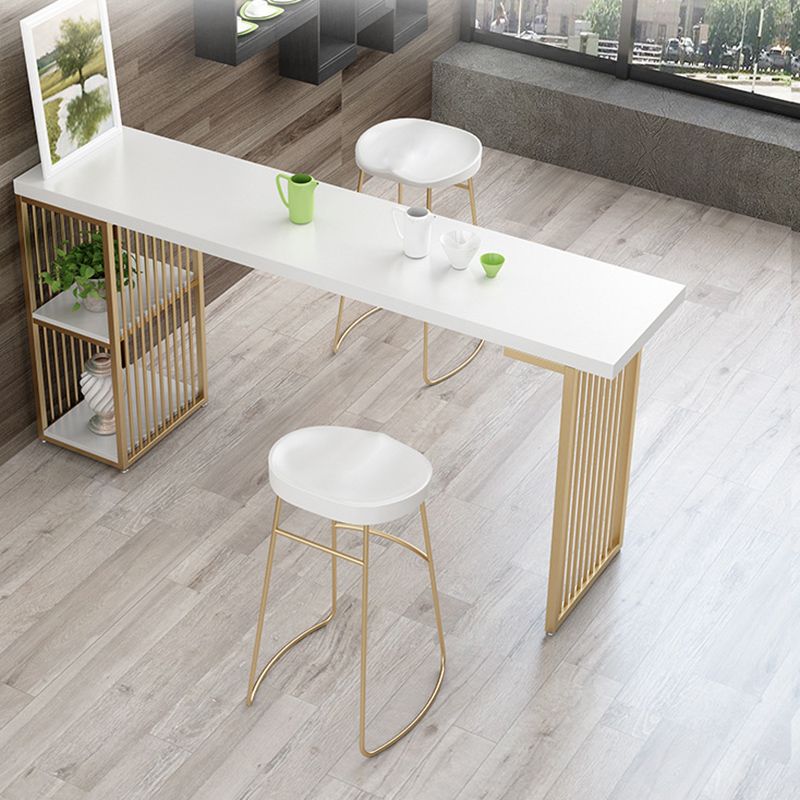Solid Wood Bar Stool and Table Set 1/2/3 Pieces Rectangular Rectangular Clearhalo 'Bar Furniture' 'furn' 'furn_home_bar_bar_sets' 'Furniture' 'Home Bars & Bar Sets' 'home_bar_bar_sets' 'Kitchen & Dining Furniture' 1200x1200_f1295263-5266-4349-a8bc-145617d6cabe