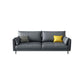 36" High Modern Faux Leather Square Arm Standard Sofa with Bolster Pillows for Living Room Clearhalo 'furn' 'furn_sofas' 'Furniture' 'furniture_sofas' 'Living Room Furniture' 'Sofa' 'sofas' 1200x1200_f12ad4e2-a766-44f7-ae9f-a644ee5867b7