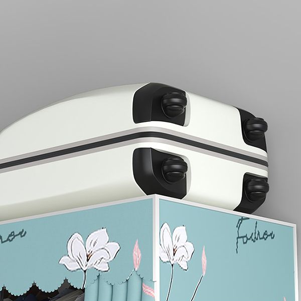 Contemporary Wardrobe Metal Bedroom Wardrobe Closet with Shelves Clearhalo 'Armoires & Wardrobes' 'armoires_wardrobes' 'Bedroom Furniture' 'furn' 'furn_armoires_wardrobes' 'Furniture' 1200x1200_f12d72b5-6c02-46cd-be5a-da329eaf0baf