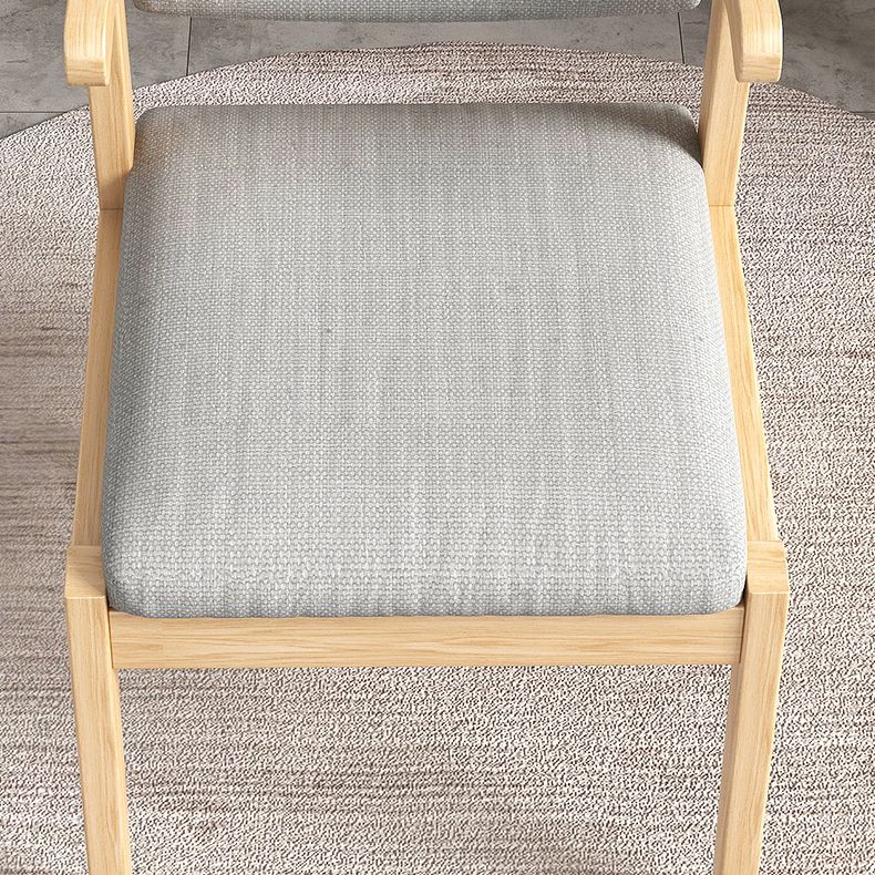 Modern Indoor-Outdoor Dining Chair Open Back Wood Single Dining Arm Chair Clearhalo ' kitchen&dining_furn' 'Dining Chairs' 'Dining Tables & Seating' 'dining_chair' 'furn' 'furn_dining_chair' 'Furniture' 'furniture_dining_chair' 'Kitchen & Dining Furniture' 'kitchen' 1200x1200_f12dd42f-e281-4bb5-b3e8-0a9cd08318b2