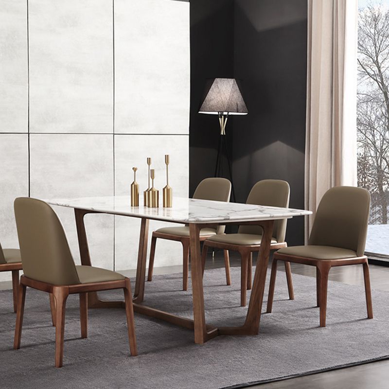 Sedia tradizionale sedia da pranzo solido in legno per cucina