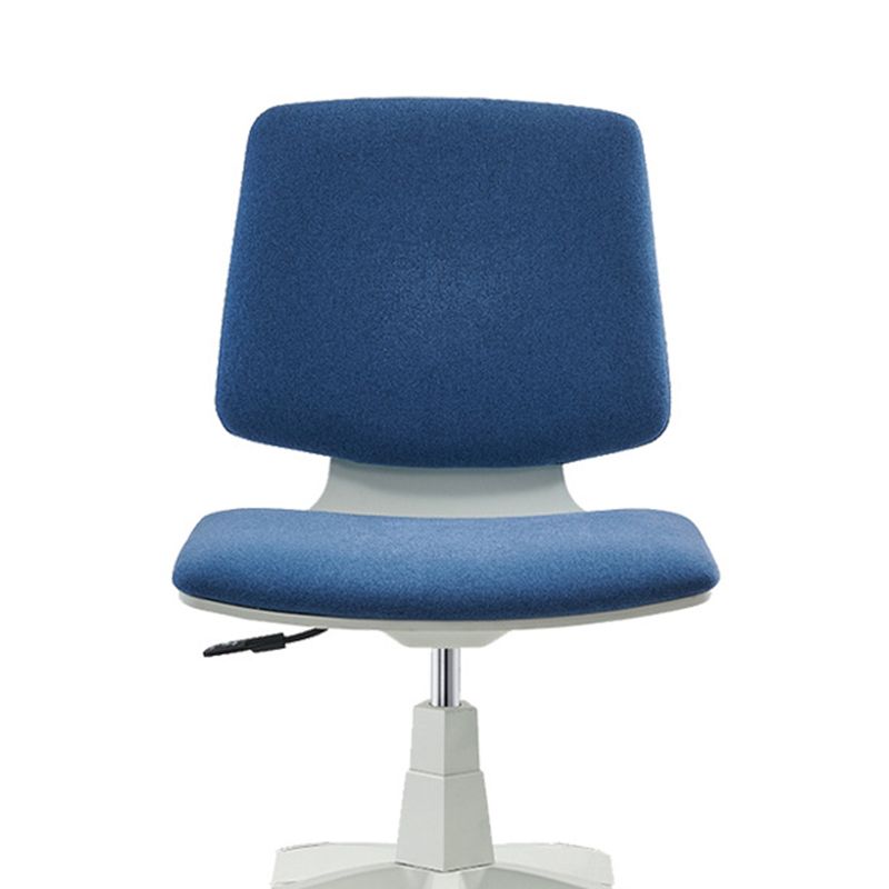 Silla de oficina contemporánea con respaldo medio, silla giratoria para conferencias con ruedas