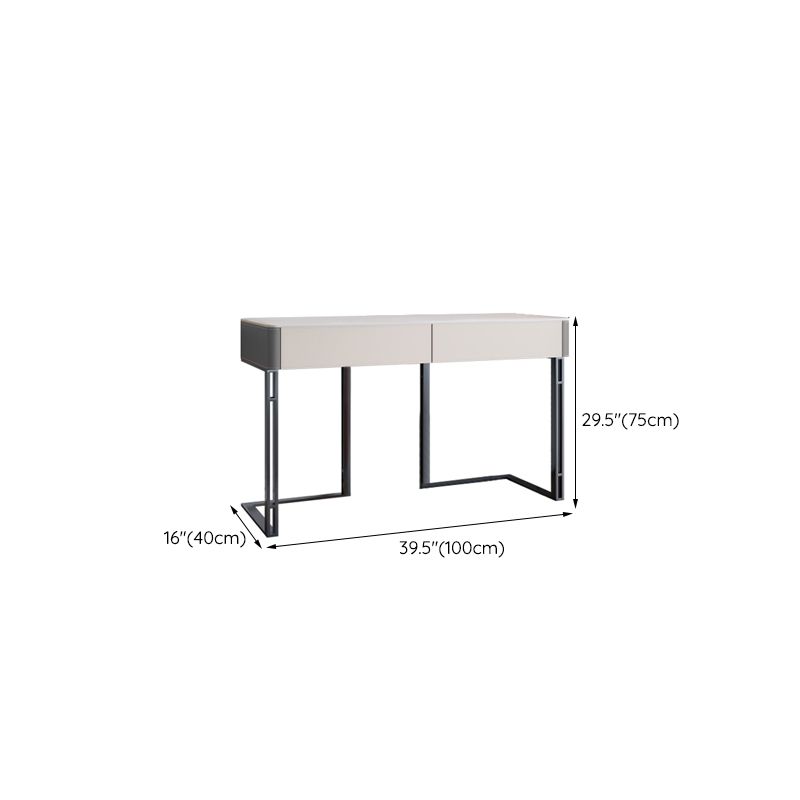 Zeitgenössischer Kiefern Make -up Eitelkeitstisch mit Schubladen Eitelkeit Make -up -Tisch Set