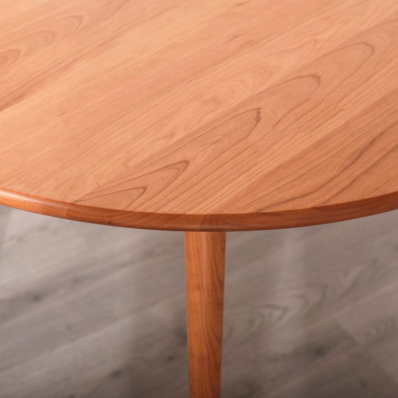 Solid Wood Contemporary Round Dining Table Wood Top Table with 4 Legs Clearhalo ' dining_table' 'Dining Tables & Seating' 'Dining Tables' 'furn' 'furn_dining_table' 'Furniture' 'furniture_dining_table' 'Kitchen & Dining Furniture' 'kitchen&dining_furn' 'kitchen' 'kitchen_dining_table' 1200x1200_f13381d7-b072-4d43-9a7c-c8ab35b54a34