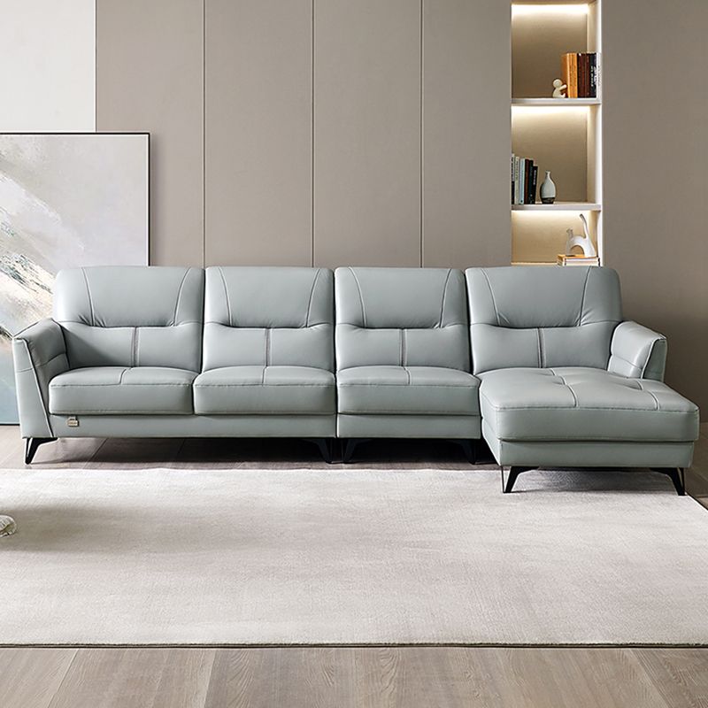 Divano sezionale set set set di divano set da divano sezionale in fico contemporaneo del braccio svasato