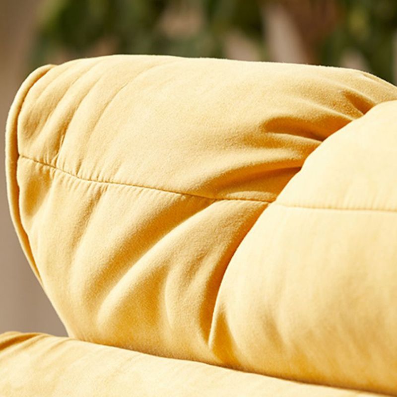 Microsuede Recliner Single Manual Reclining Chair with Swivel Glider Base Clearhalo 'Chairs & Seating' 'furn' 'furn_recliners' 'Furniture' 'Living Room Furniture' 'Recliners' 1200x1200_f133b614-0faa-43ae-a511-2fe259435887